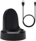 شاحن من ماكسجوي بتقنية USB، متوافق مع ساعة سامسونج جالاكسي S3 كلاسيك وفرونتير، بمنفذ واحد
