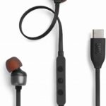سماعات اذن TUNE310C بمنفذ USB نوع C من جيه بي ال، محول رقمي تناظري مدمج 96 كيلو هرتز/24 بت / 3 ازرار للتحكم عن بعد مع ميكروفون للاتصال/كيبل مسطح، 3 انواع من المعادل المضبوط مسبقا، دقة عالية، 0.3