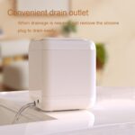 ⁦غسالة صغيرة من تيدو للسكن الجامعي باللون الأبيض مع شاشة لمس رقمية ونظام تصريف أوتوماتيكي وتعقيم بالضوء الأزرق⁩ - الصورة ⁦5⁩