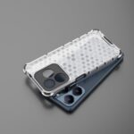 ⁦جراب متوافق مع ريلمى Note 60 4G ، - غطاء مزدوج الحماية مصقول مقاوم للصدمات مع حماية للكاميرا - غطاء واقي مضاد للخدش شديد التحمل مقاوم للانزلاق من Graby Shop - حواف سوداء خلفية خلية النحل الشفافة⁩ - الصورة ⁦4⁩