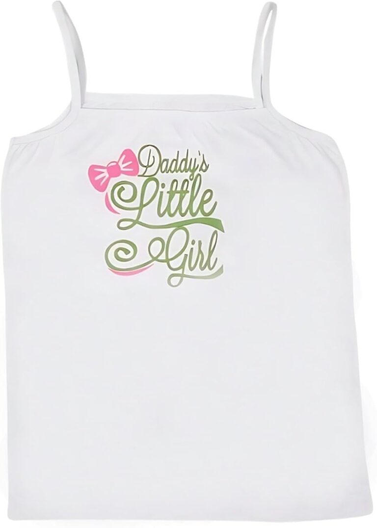 بابيلون فانلة داخلية للبنات بدون اكمام مطبوع عليها Daddy's Little Girl (عبوة من قطعة واحدة)