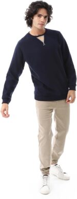 ⁦Andora mens Round Collar Slip On Kashmir Sweatshirt⁩ - الصورة ⁦6⁩