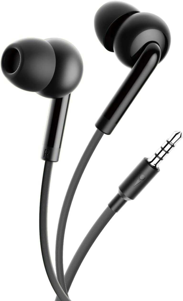 سماعات أذن بسلك كونش 2 نيو طراز OEP-320S بمقاس 3.5 ملم داخل الأذن مع ميكروفون وزر تحكم واحد مزودة بمشغلات 10 ملم وصوت باس وكابل متين من اورايمو