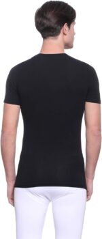 ⁦Dice Mens V-Neck short sleeve solid Undershirt (pack of 1)⁩ - الصورة ⁦2⁩