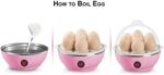 ⁦Ekto Egg Steamer Egg Steamer Microwave Egg Steamer Egg Steamer Egg Steamer Egg Steamer 7 Eggs⁩ - الصورة ⁦3⁩