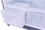 ⁦Ariston ENTM19020FEX Freestanding No Frost Refrigerator, 385 Liters, Silver⁩ - الصورة ⁦9⁩