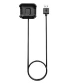 ⁦شاحن متوافق مع ساعة شاومي مي لايت / ريدمي ووتش قاعدة شحن محمولة سلك كابل بمنفذ USB بطول 1 متر من دلـع موبايلك اسود⁩ - الصورة ⁦2⁩