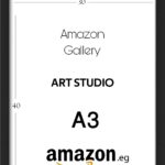 برواز صور A3 (30×40)- (لون اسود)