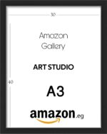 برواز صور A3 (30×40)- (لون اسود)