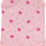Papilon Girls 3604 Sleeveless Bodysuit Base Layer Underwear, Pink, 0-3Month