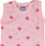 ⁦Papilon Girls 3604 Sleeveless Bodysuit Base Layer Underwear, Pink, 0-3Month⁩ - الصورة ⁦2⁩
