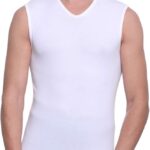 Dice Mens V-Neck Sleeveless Solid Muscle Tee Undershirt (pack of 1)