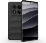 جراب متوافق مع شاومى Redmi Note 14 Pro 4G ، - غطاء مزدوج الحماية مصقول مقاوم للصدمات شديد التحمل و مقاوم للانزلاق مع حماية فائقة للكاميرا - غطاء واقي مضاد للخدش من Graby Shop - اسود