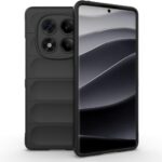 جراب متوافق مع شاومى Redmi Note 14 Pro 4G ، - غطاء مزدوج الحماية مصقول مقاوم للصدمات شديد التحمل و مقاوم للانزلاق مع حماية فائقة للكاميرا - غطاء واقي مضاد للخدش من Graby Shop - اسود