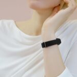 ⁦دلـع موبايلك سوار لساعة شاومي مي باند 10 / شاومي مي باند 9 / شاومي مي باند 8، اساور نايلون مرنة، سوار بديل قابل للتعديل وجيد التهوية لسوار شاومي الذكي 8/9/10 للنساء والرجال⁩ - الصورة ⁦9⁩