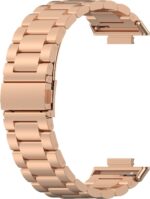⁦Compatible with Huawei Watch Fit 2 Bands, Replacement Stainless Steel Strap Adjustable Metal Wristbands for Huawei Watch Fit2 Active/Classic/Elegant Edition Smartwatch⁩ - الصورة ⁦3⁩