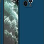 Topme Cover for iPhone 12 Pro Max (6.7" Inch) Case, Silicone TPU Skin Protection Case - Sapphire Blue