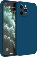 Topme Cover for iPhone 12 Pro Max (6.7" Inch) Case, Silicone TPU Skin Protection Case - Sapphire Blue