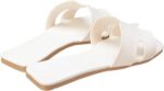 ⁦OX womens OX-W-30-White/White Slipper⁩ - الصورة ⁦2⁩