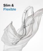⁦Ringke Air-S Series Case Compatible with iPhone 14 Plus 6.7 Inch, Air-S Series Thin Flexible Shockproof Slim TPU Lightweight Cover [ Anti-Slip ] - [ Designed for iPhone 14 Plus 6.7 Inch ]-Clear⁩ - الصورة ⁦4⁩