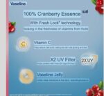 ⁦Vaseline Super Food Freshlock Cranberry Lotion 320ml⁩ - الصورة ⁦4⁩
