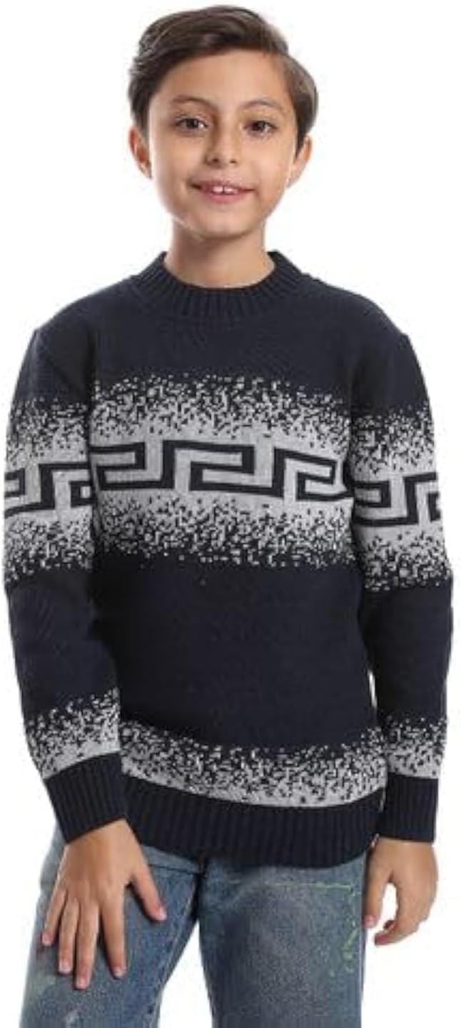 CAESAR Boys Wool Boys Pullover With Multi Design Pullover
