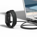 ⁦كابل شحن مغناطيسي لساعة 3 اكتيف، باند 8، باند 2 – شاحن USB 1 م، لون أسود⁩ - الصورة ⁦8⁩