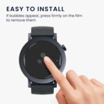 ⁦Dl3 Mobilak Screen Protector For CMF by Nothing Watch Pro 2, 3D Curved Soft Edge Protective Film [Anti-Scratch] [Bubble Free] [Ultra Shatterproof] [High Sensitive] (Not Glass)⁩ - الصورة ⁦6⁩