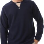 Andora mens Round Collar Slip On Kashmir Sweatshirt