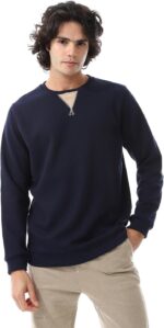 Andora mens Round Collar Slip On Kashmir Sweatshirt