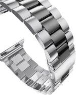 ⁦Band Compatible with Apple Watch 38mm 42mm Stainless Steel Wristband Metal Buckle Clasp iWatch 40mm 44mm Strap Replacement Bracelet for Apple Watch Series 4/3/2/1 Sports Edition⁩ - الصورة ⁦4⁩