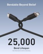 ⁦كابل من أنكر بطول 3 قدم نوع USB-C متوافق مع آيفون 16 و15 وماك بوك برو وماك بوك اير وآيباد برو وجالاكسي S24 وبيكسل 8⁩ - الصورة ⁦5⁩