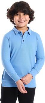 CAESAR Unisex School Basics Long Sleeve Polo Shirt (pack of 1)