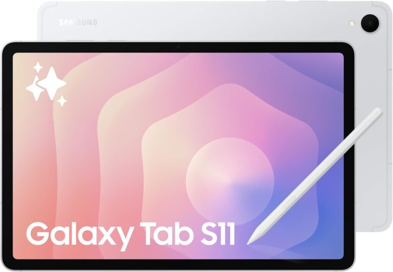 سامسونج تابلت جالكسي تاب S11، بتقنية الذكاء الاصطناعي، فضي، 5G، ذاكرة RAM 12GB، تخزين 128GB، تصميم خفيف الوزن، سامسونج Dex