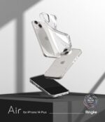 ⁦Ringke Air-S Series Case Compatible with iPhone 14 Plus 6.7 Inch, Air-S Series Thin Flexible Shockproof Slim TPU Lightweight Cover [ Anti-Slip ] - [ Designed for iPhone 14 Plus 6.7 Inch ]-Clear⁩ - الصورة ⁦3⁩