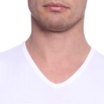 ⁦Dice Mens V-Neck Sleeveless Solid Muscle Tee Undershirt (pack of 1)⁩ - الصورة ⁦4⁩