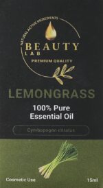 ⁦زيت عشب الليمون العطري من بيوتي لاب 15 مل | نقي 100% | طبيعي | روائح علاجية | للتدليك | موزع روائح | العناية بالبشرة | التوتر | القلق⁩ - الصورة ⁦2⁩
