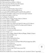 ⁦سوار قياسي من إيكو متوافق مع ساعات هواوي GT5 و GT4 و GT3 و GT2 برو مقاس 46 ملم، مصنوع من السيليكون بألوان أسود و أزرق و أحمر للجنسين مقاس 22 ملم⁩ - الصورة ⁦6⁩