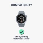 ⁦Dl3 Mobilak Screen Protector For CMF by Nothing Watch Pro 2, 3D Curved Soft Edge Protective Film [Anti-Scratch] [Bubble Free] [Ultra Shatterproof] [High Sensitive] (Not Glass)⁩ - الصورة ⁦2⁩