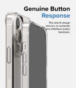 ⁦Ringke Air-S Series Case Compatible with iPhone 14 Plus 6.7 Inch, Air-S Series Thin Flexible Shockproof Slim TPU Lightweight Cover [ Anti-Slip ] - [ Designed for iPhone 14 Plus 6.7 Inch ]-Clear⁩ - الصورة ⁦7⁩