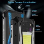 ⁦Unihertz Tank 3 Pro 5G Rugged: 6.79" FHD+: 100 Lumens DLP Projector: 16Gb + 512Gb: 200MP + 64MP Night Vison Camera: Camping Light: IR Blaster Remote: Large 23800mAh Battery⁩ - الصورة ⁦7⁩