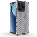 ⁦جراب متوافق مع ريلمى Note 60 4G ، - غطاء مزدوج الحماية مصقول مقاوم للصدمات مع حماية للكاميرا - غطاء واقي مضاد للخدش شديد التحمل مقاوم للانزلاق من Graby Shop - حواف سوداء خلفية خلية النحل الشفافة⁩ - الصورة ⁦6⁩
