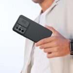 ⁦نيلكن جراب سامسونج جالاكسي A56 شبكة الجيل الخامس 5G، مضاد للصدمات والخدوش مع حماية للكاميرا، 6.6 بوصة، جراب واقي لسامسونج A56 شبكة الجيل الخامس 5G - أسود⁩ - الصورة ⁦5⁩