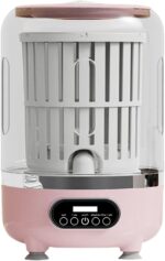Mini Washing Machine,3L Rechargeable with Rotate Basket - Travel Small Washing Machine for Bras,for Apartment Dorm Hotel Pet Bedding Swimsuit T-Shirt Underclothes Socks