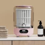 ⁦Mini Washing Machine,3L Rechargeable with Rotate Basket - Travel Small Washing Machine for Bras,for Apartment Dorm Hotel Pet Bedding Swimsuit T-Shirt Underclothes Socks⁩ - الصورة ⁦8⁩