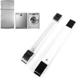 ⁦A pair of adjustable bases for heavy household appliances, suitable for washing machines and refrigerators, with adjustable wheels for safe and smooth movement⁩ - الصورة ⁦5⁩