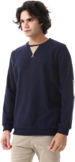 ⁦Andora mens Round Collar Slip On Kashmir Sweatshirt⁩ - الصورة ⁦2⁩