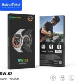 ⁦ساعة ذكية RW-52 - شاشة عالية الدقة HD اموليد - مقاومة للماء بمعيار IP68، مزودة بـ 3 أساور - تدعم المكالمات واللغة العربية، من هاينو تيكو⁩ - الصورة ⁦5⁩