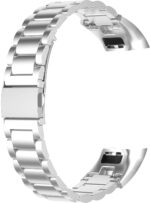⁦Dl3 Mobilak Metal Strap Compatible With HONOR Band 5 and 4 - Adjustable Stainless Steel Buckle Wristband Replacement for Honor Band 5/4⁩ - الصورة ⁦5⁩