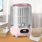 ⁦Mini Washing Machine,3L Rechargeable with Rotate Basket - Travel Small Washing Machine for Bras,for Apartment Dorm Hotel Pet Bedding Swimsuit T-Shirt Underclothes Socks⁩ - الصورة ⁦7⁩